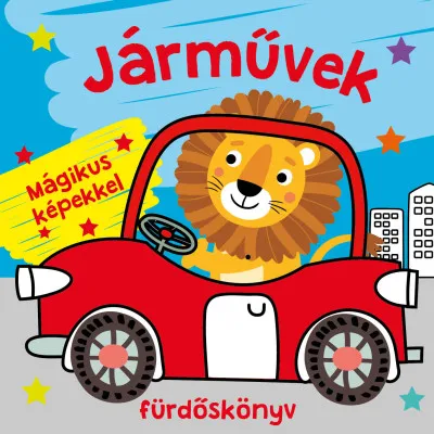 Járművek fürdőskönyv - színváltós, mágikus képekkel Bestseller