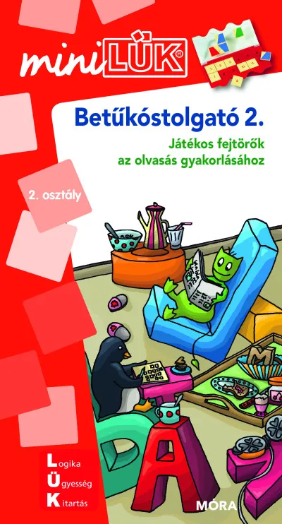 Prémium Betűkóstolgató 2. - Mini LÜK - Játékos fejtörők az olvasás gyakolásához LDI211