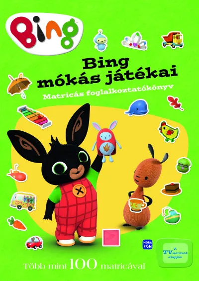 Expressz kézbesítés Bing mókás játékai - Matricás foglalkoztató