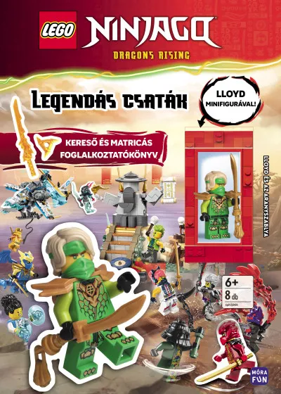 Exkluzív ajánlat Lego Ninjago - Legendás csaták - Kereső és matricás foglalkoztatókönyv