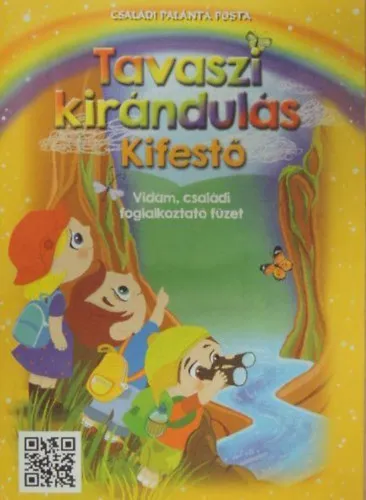 Vedd meg most Tavaszi kirándulás kifestő (Vidám családi kifestő)