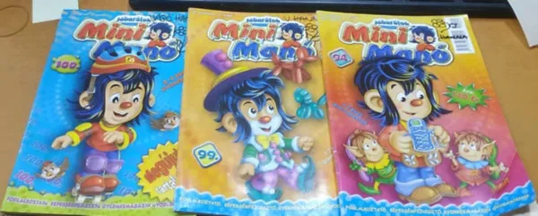 3 db Jóbarátok: Mini manó gyerekmagazin, szórványszámok Különleges ajánlat