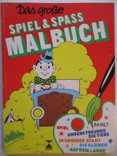 Újdonság Das große Spiel & Pass Malbuch