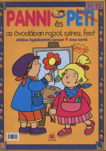 Panni és Peti az óvodában rajzol, színez, fest 11-12. Legnépszerűbb