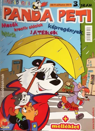 Végkiárusítás Panda Peti magazin 1, 3, 4-8. számok