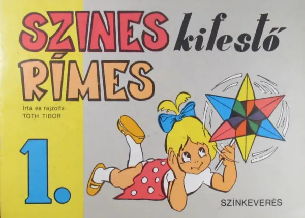Színes rímes kifestő 1. (Színkeverés) Újdonság