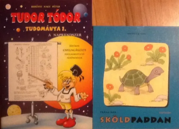 Legnépszerűbb 2 db Foglalkoztató füzet: Tudor Tódor tudománya 1.-A naprendszer + Sköldpadden (svéd matematikai fogl. füzet)