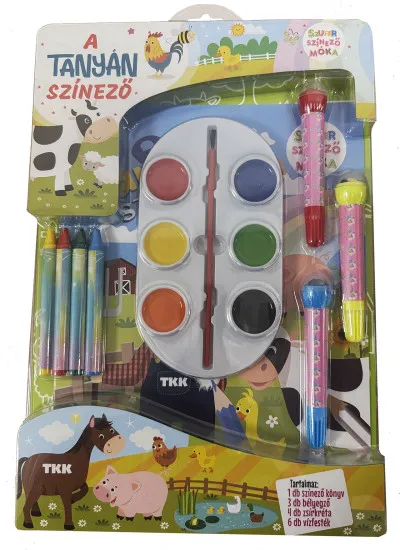 Ajánlat A tanyán színező - Szuper színező móka csomag