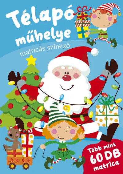 Korlátozott ajánlat Télapó műhelye - matricás színező