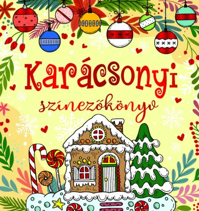 Újdonság Karácsonyi színezőkönyv