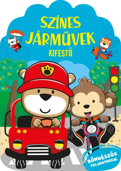 Színes járművek - kifestő Utolsó esély