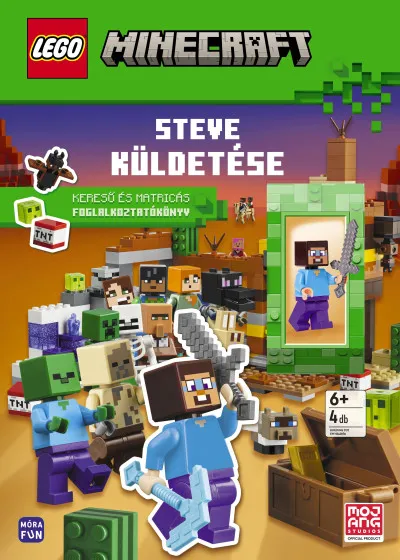 Biztonságos fizetés Lego Minecraft - Steve küldetése - Kereső és matricás foglalkoztatókönyv