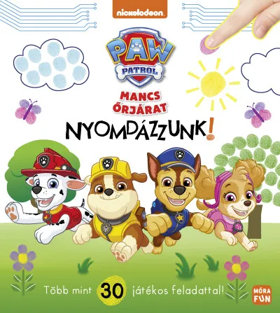 Mancs Őrjárat - Nyomdázzunk! - Több mint 30 játékos feladattal Expressz szállítás