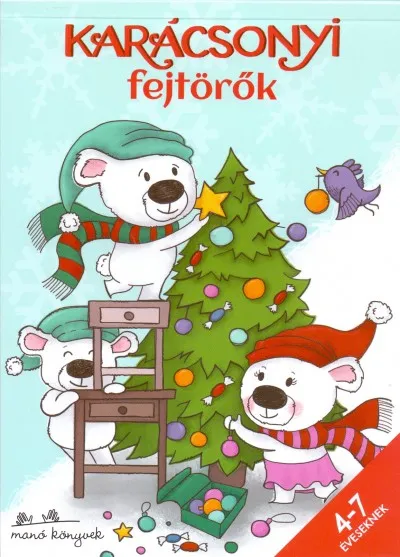 Olcsó Karácsonyi fejtörők - 4-7 éveseknek