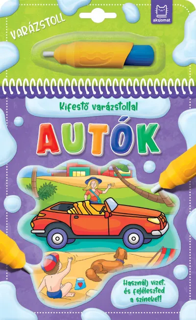 Biztonságos fizetés Kifestő varázstollal - Autók