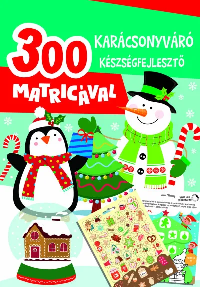 Nézd meg most Karácsonyváró készségfejlesztő - 300 matricával