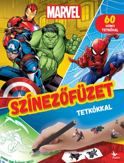 Legjobb ár Színezőfüzet tetkókkal - Marvel