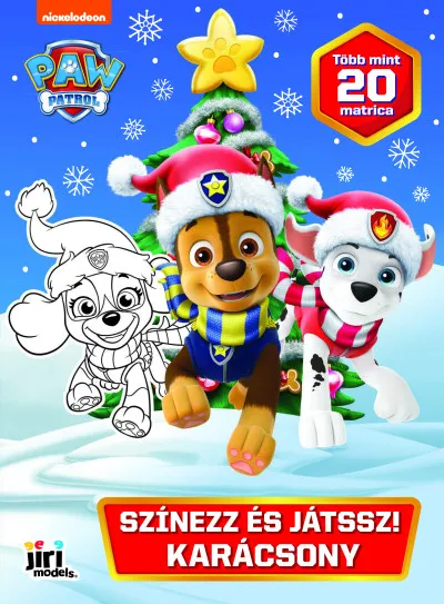 Korlátozott ajánlat Mancs Őrjárat - Karácsony - Színezz és játssz!