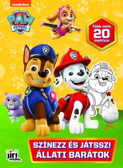 Mancs Őrjárat - Állati barátok - Színezz és játssz! Exkluzív ajánlat