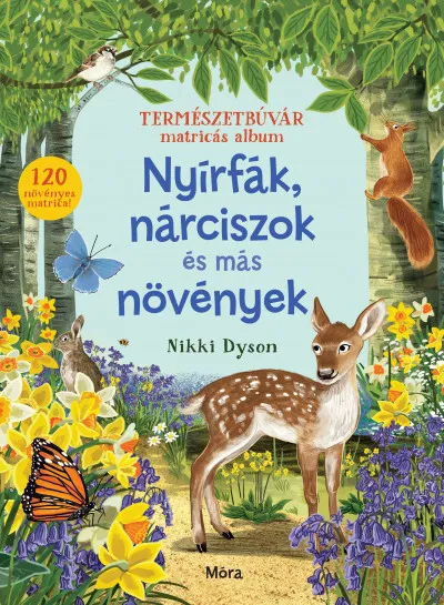 Nyírfák, nárciszok és más növények - Természetbúvár matricás album Olcsó
