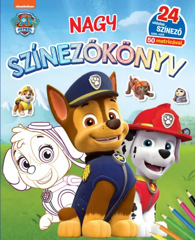 Nagy színezőkönyv - Paw Patrol Csak ma