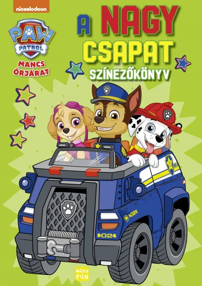 Mancs Őrjárat - A nagy csapat - Színezőkönyv Kedvezmény