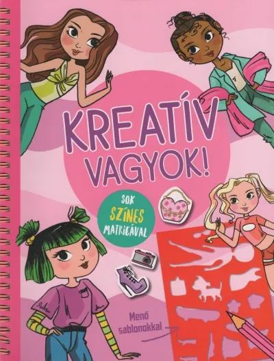 Akciós ár Kreatív vagyok! - Sok színes matricával (divat)