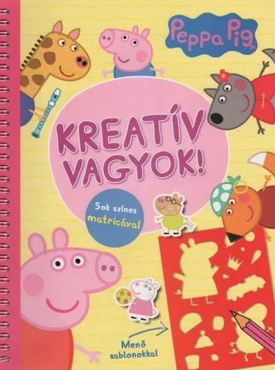 Peppa Malac: Kreatív vagyok! - Sok színes matricával Vedd meg online