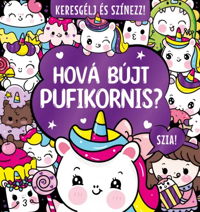 Keresgélj és színezz - Hová bújt pufikornis Szezonális akció
