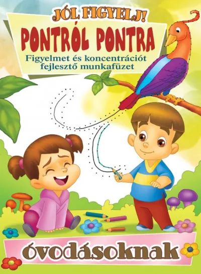 Pontról pontra - Figyelmet és koncentrációt fejlesztő munkafüzet óvodásoknak Nézd meg most