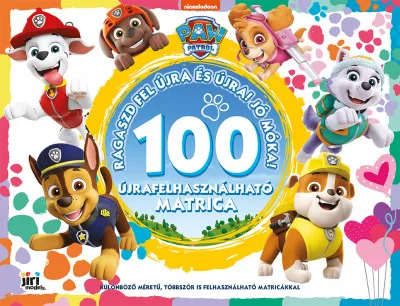 Akció Ragaszd fel újra és újra! - Mancs őrjárat - 100 újrafelhasználható matrica