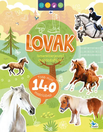 Vásárlói kedvenc Ismeretterjesztő matricásfüzet - Lovak