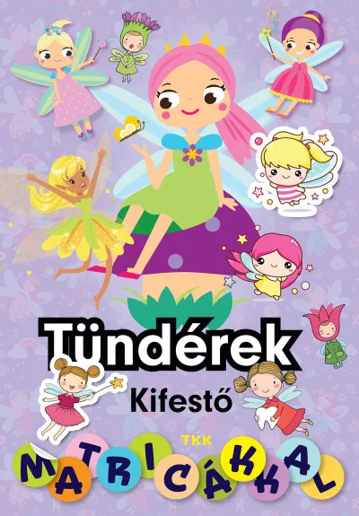Tündérek kifestő matricákkal Olcsó