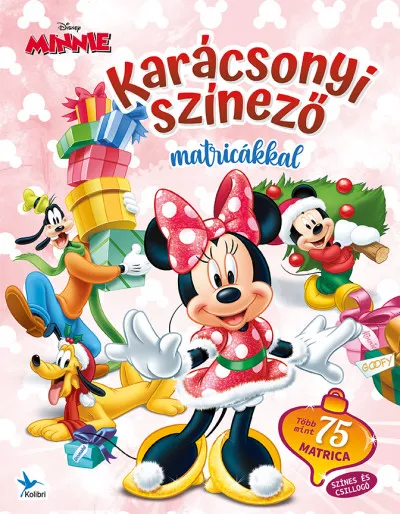 Kedvezmény Karácsonyi színező matricákkal - Minnie