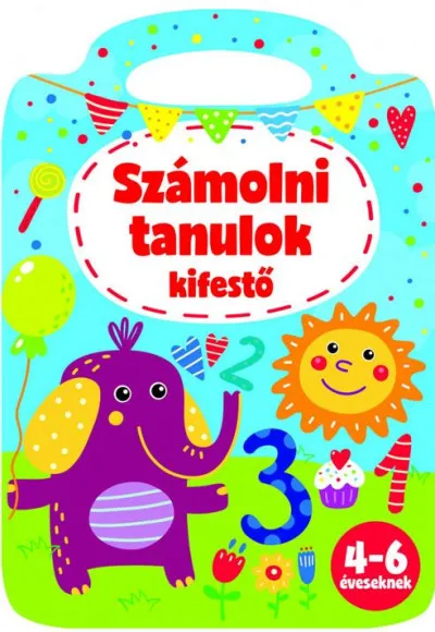 Számolni tanulok kifestő - 4-6 éveseknek Exkluzív ajánlat