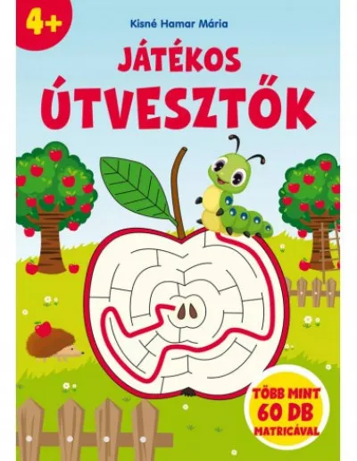 Gyors kiszállítás Játékos útvesztők 4+ - 60 db matricával