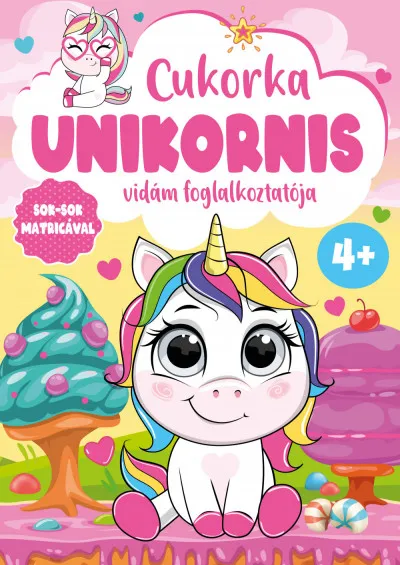 Cukorka unikornis vidám foglalkoztatója Ajánlat