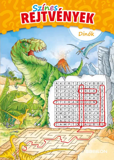 Szezonális akció Színes rejtvények - Dinók
