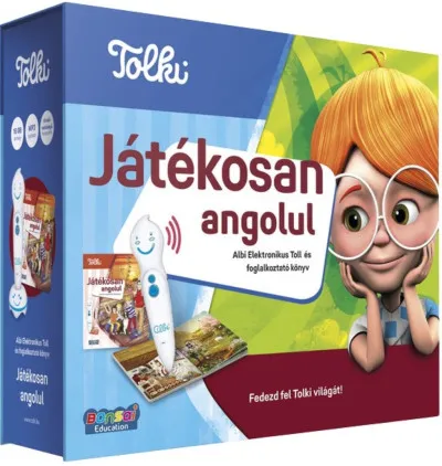 Rendeld meg most Játékosan angolul - Tolki interaktív hangoskönyv készletben - 34536