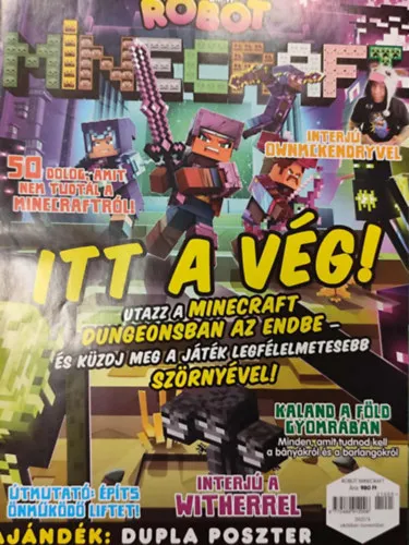 Népszerű Robot Minecraft magazin 2021/5