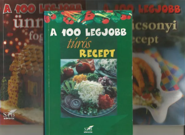 Szezonális akció 3 db A 100 legjobb ..., túrós recept, ünnepi fogás, karácsonyi recept