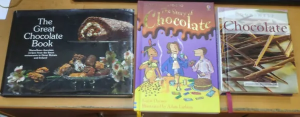 Rendeld meg most 3 db Csokoládés könyv: Cookshelf: Chocolate; The Story of Chocolate; The Great Chocolate Book