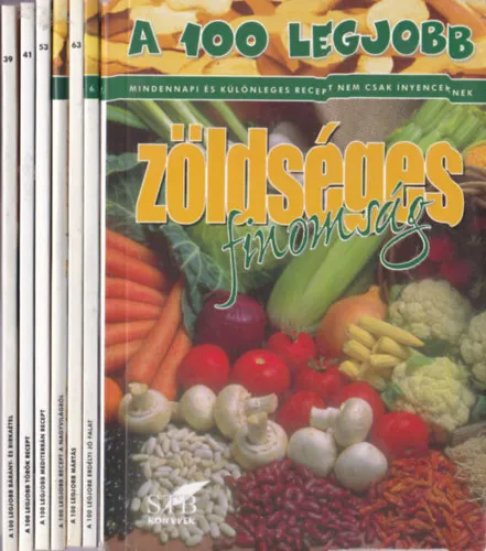 A 100 legjobb mindennapi és különleges recept nem csak ínyenceknek könyvcsomag 7db Expressz szállítás