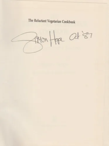 Utolsó esély The Reluctant vegetarian cookbook - A Restaurateur's Recipes