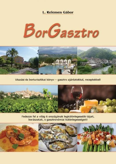 Gyors kiszállítás BorGasztro - Utazási és borturisztikai könyv - gasztro ajánlatokkal, receptekkel