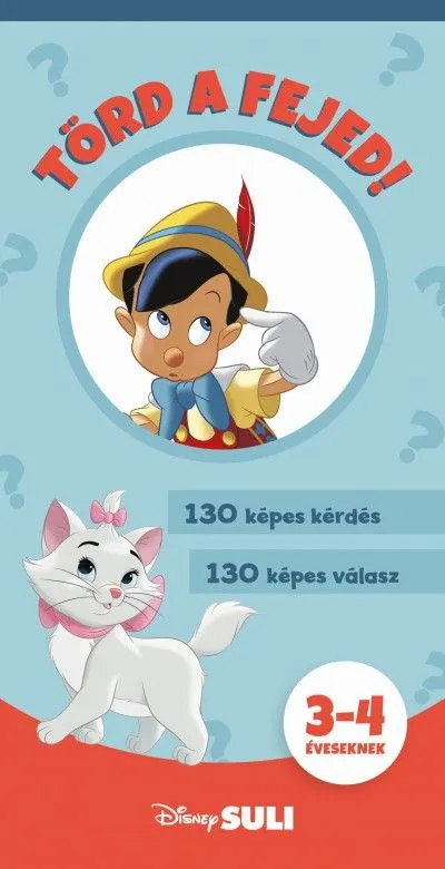 Újdonság Disney - Törd a fejed - 3-4 éveseknek