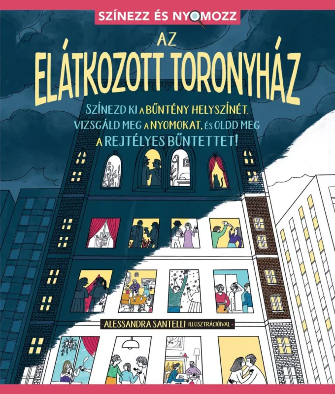 Színezz és nyomozz: Az Elátkozott Toronyház Csak ma