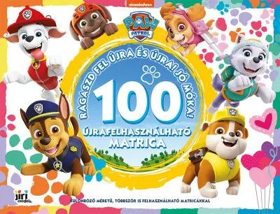 Ragaszd fel újra és újra! - Mancs őrjárat - 100 újrafelhasználható matrica Expressz kézbesítés