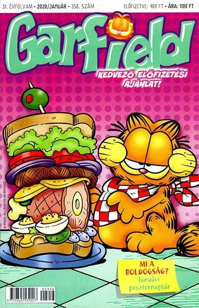Azonnal elérhető Garfield Magazin 358.