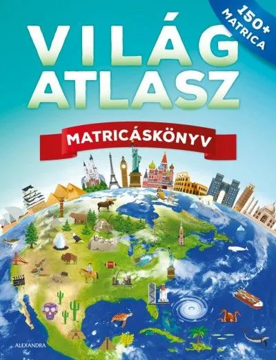 Világatlasz - Matricáskönyv Bestseller